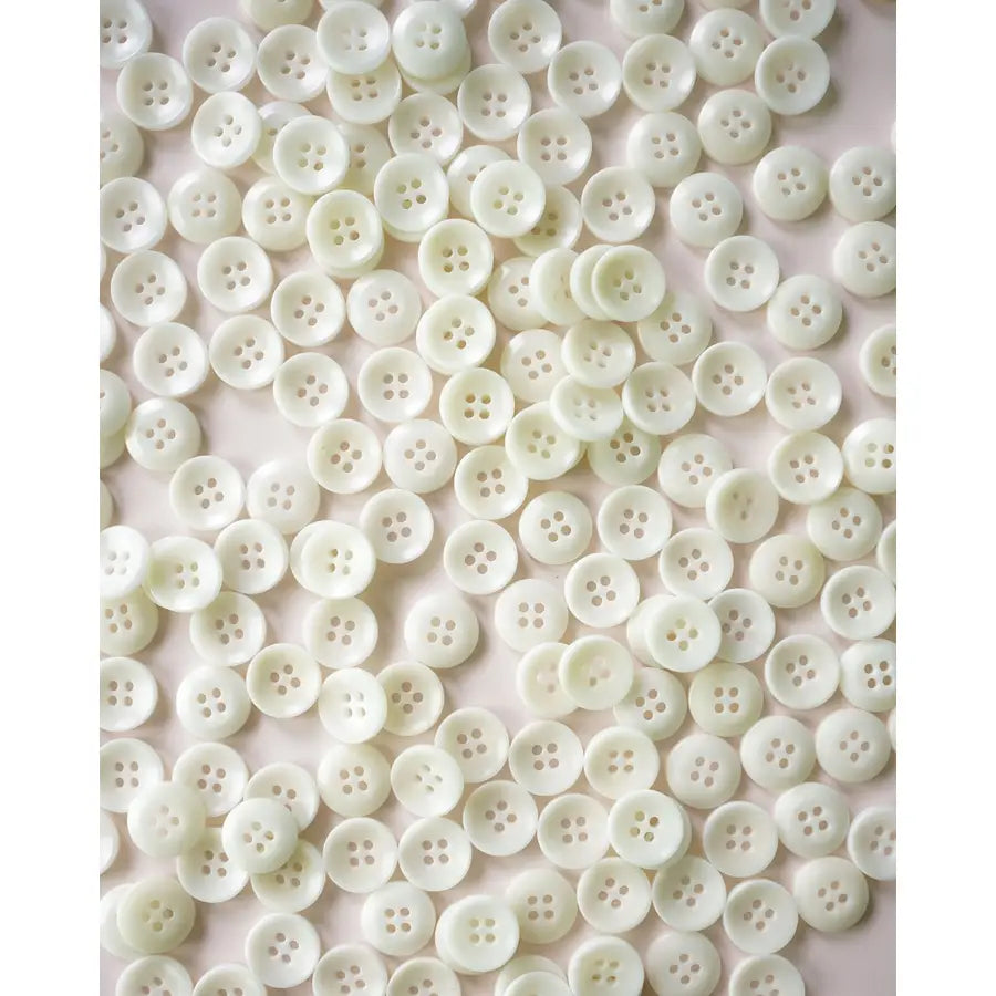 Corozo Nut Buttons Milk - 2 sizes (20mm and 40mm)