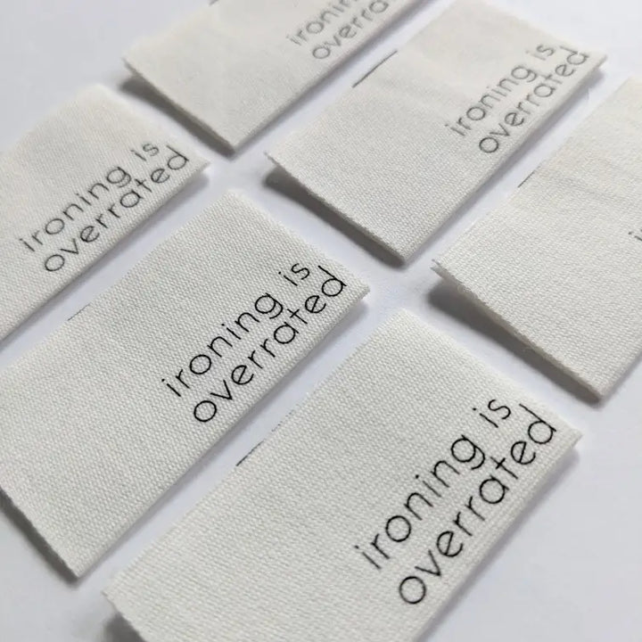 Ironing Is Overrrated | Cotton Luxe Labels