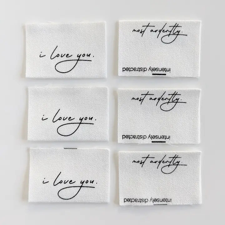 I Love You. Most Ardently. | Cotton Luxe Labels