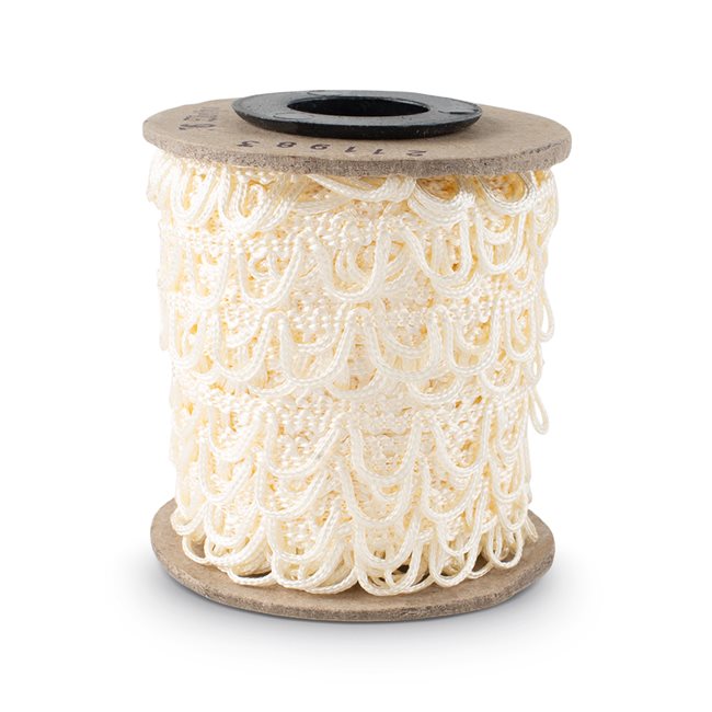 Button Loops 1/2" - Non-Elastic - Ivory