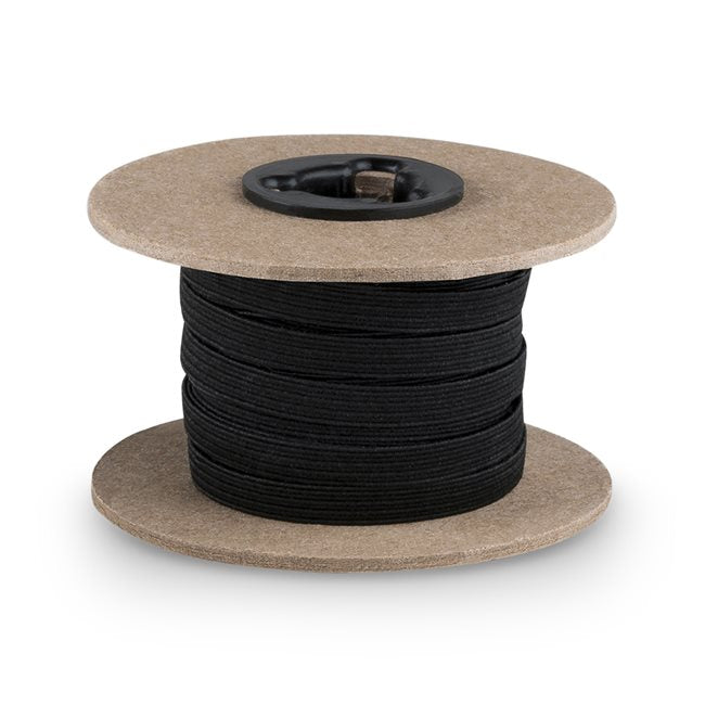 Braided Elastic 1/4" - Black or White