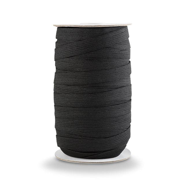 Braided Elastic 1/2" - Black or White