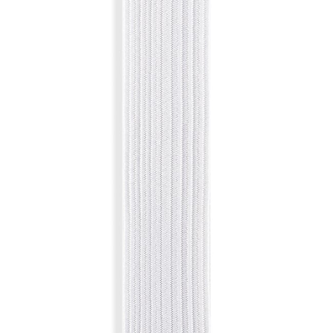 Braided Elastic 1/2" - Black or White