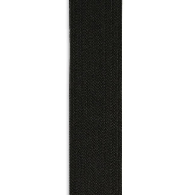 Braided Elastic 3/4" - Black or White
