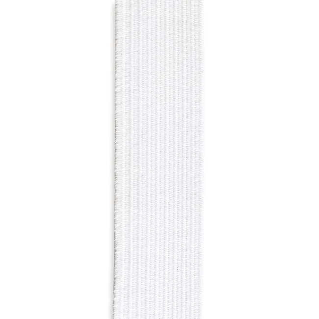 Braided Elastic 3/4" - Black or White