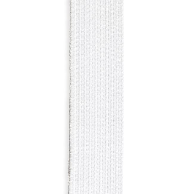 Braided Elastic 1" - Black or White