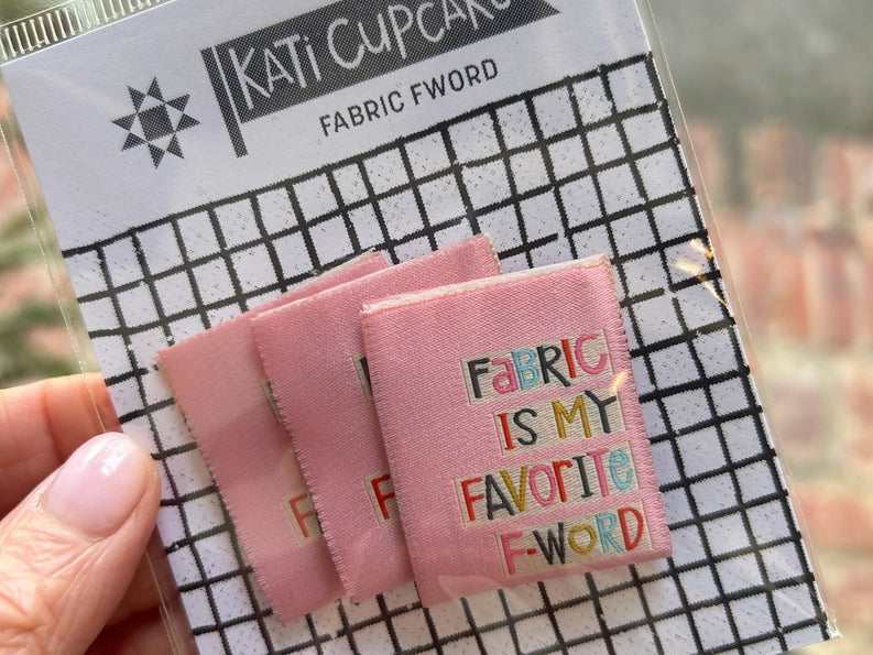 Kati Cupcake Sewing Labels - Fabric is My Favorite