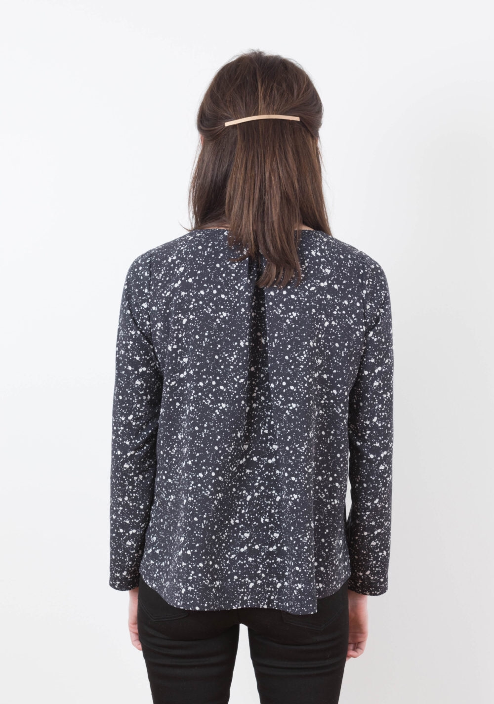 Grainline Studio Hadley Top sewing pattern – drapey semi-formal top with jewel or V-neck options