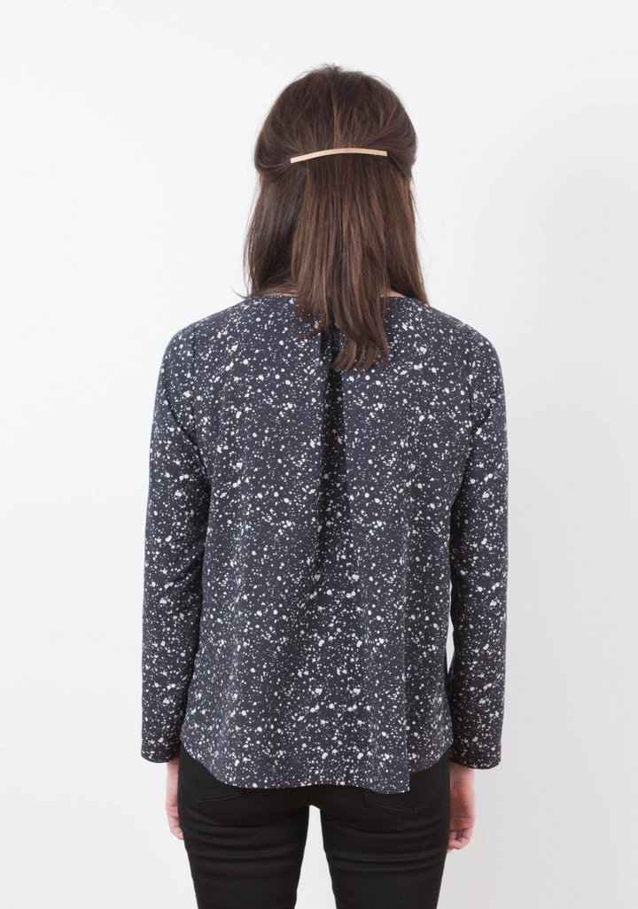 Grainline Studio Hadley Top sewing pattern – drapey semi-formal top with jewel or V-neck options