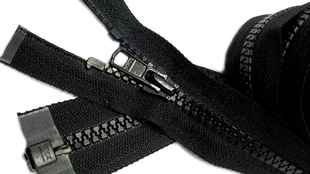 7-Inch Black Decorative Zipper – Fashionable & Functional Zipper for Bags, Clothing & DIY Crafts