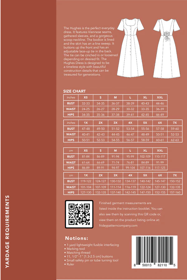 Pattern - Friday Pattern Co - The Hughes Dress