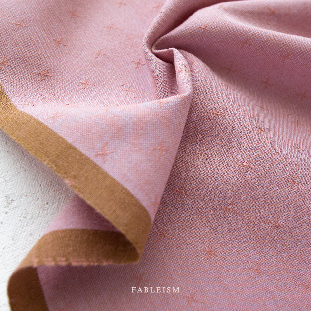 Cotton Woven - Sprout Woven in Pansy Pink