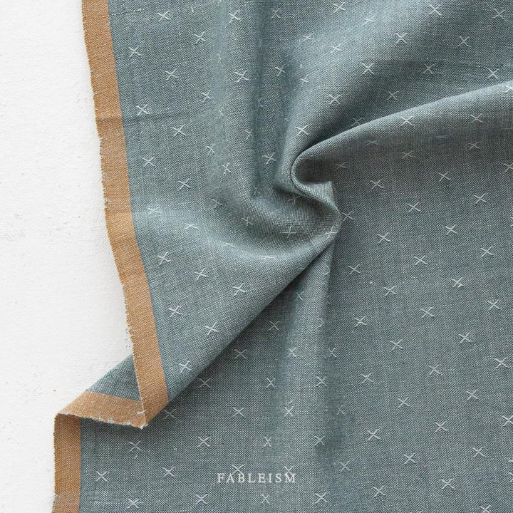 Cotton Woven - Sprout Woven in Storm