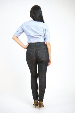 Closet Core Ginger Skinny Jeans sewing pattern – flattering stretch denim jeans with high-rise skinny or low-rise stovepipe options
