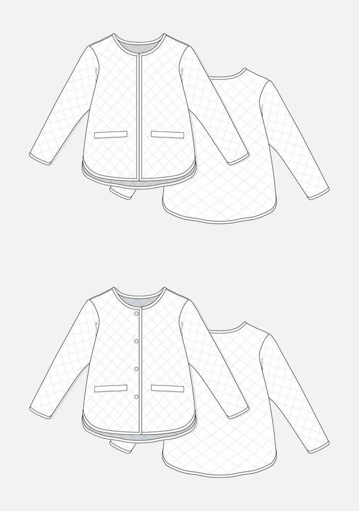 Pattern - Grainline Studio -Tamarack Jacket - 2 Size Ranges