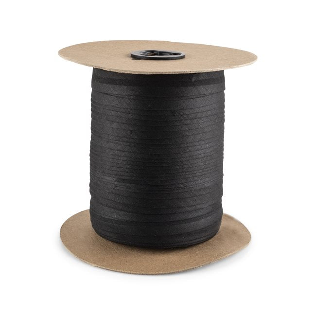 Single Fold Bias Tape 1/2" - Black