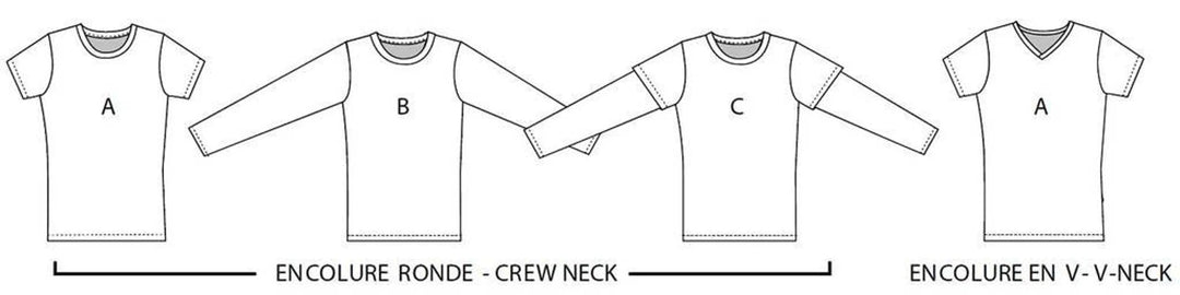 Pattern - Jalie - T-Shirts for Boys and Men