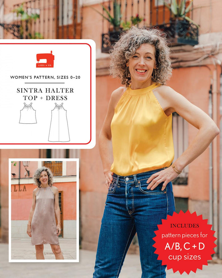Pattern - Liesl + Co - Sintra Halter Top + Dress