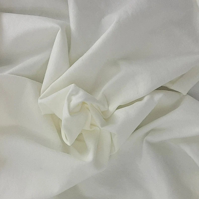 Jersey Knit - Cotton Spandex - 10 oz. - Ivory