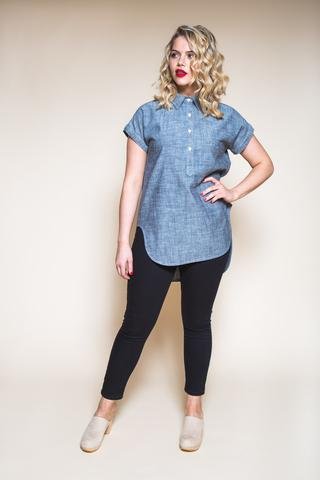 Closet Core Kalle Shirt & Shirtdress sewing pattern – versatile women’s shirt, tunic, and shirtdress design