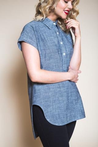 Closet Core Kalle Shirt & Shirtdress sewing pattern – versatile women’s shirt, tunic, and shirtdress design