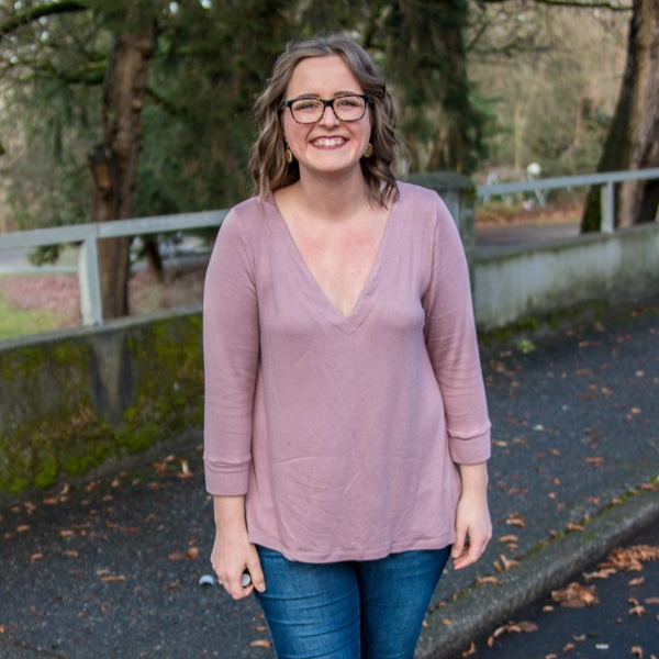 Straight Stitch Designs Eastlake sewing pattern – customizable top or dress with sleeve, cuff, and back detail variations.