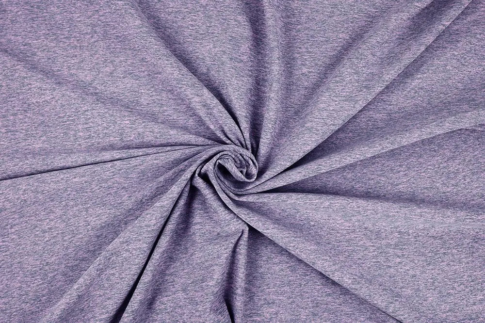 Activewear - Premium Yoga Stretch - Heathered Lilac-Gray