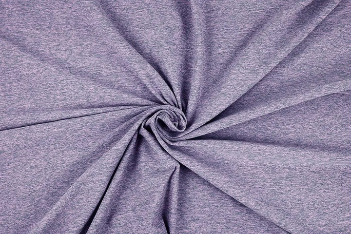 Activewear - Premium Yoga Stretch - Heathered Lilac-Gray