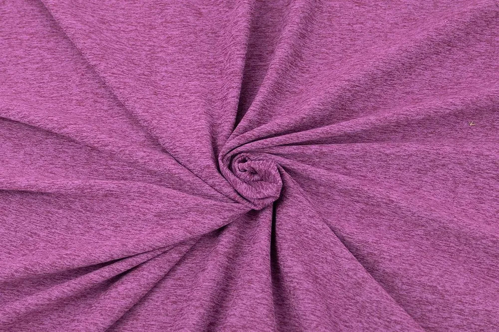 Activewear - Premium Yoga Stretch - Heathered Magenta