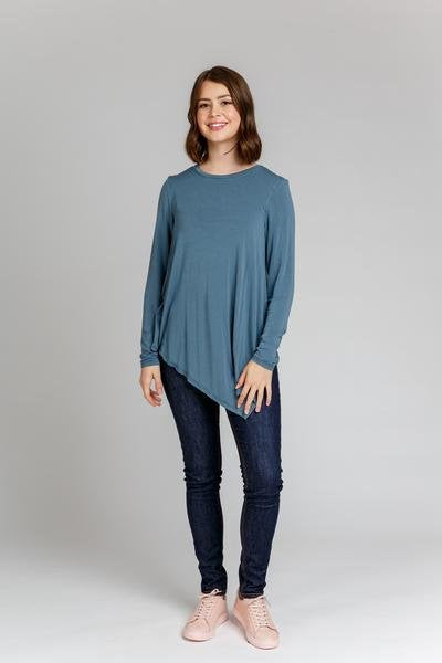 Megan Nielsen Floreat Dress & Top showing asymmetrical dress and blouse options with multiple sleeve and hem lengths