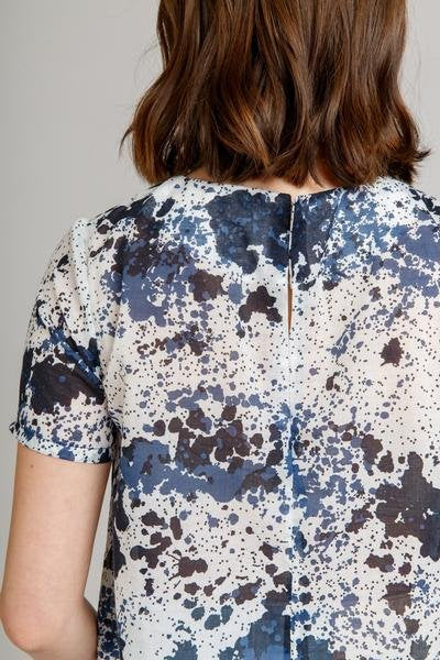 Megan Nielsen Floreat Dress & Top showing asymmetrical dress and blouse options with multiple sleeve and hem lengths