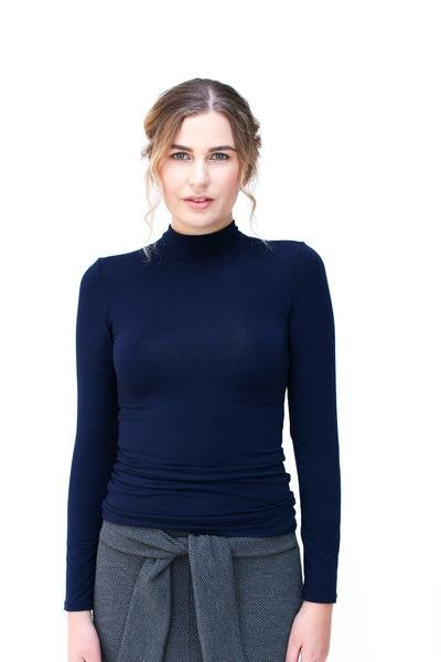 Megan Nielsen Rowan Bodysuit and Tee sewing pattern with multiple neckline, sleeve, and bodysuit variations