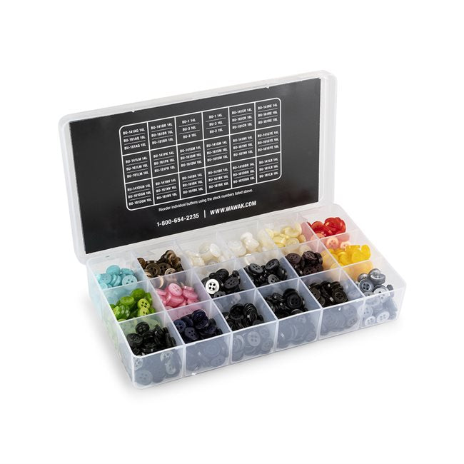 Sport Shirt Buttons Mixed (from Tray)