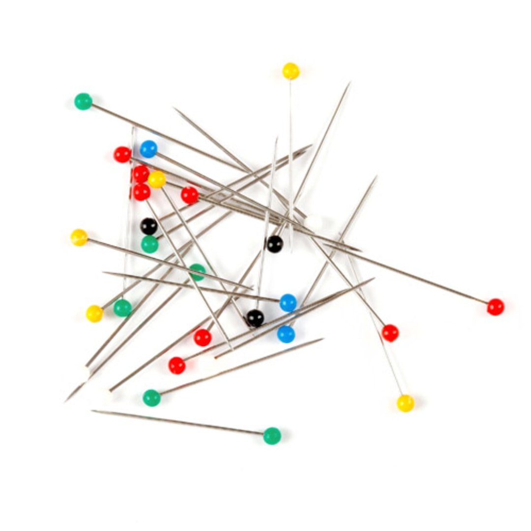 Dritz Ball Point Pins - 240 Count for Knits & Delicate Fabrics with No-Snag Rounded Tips