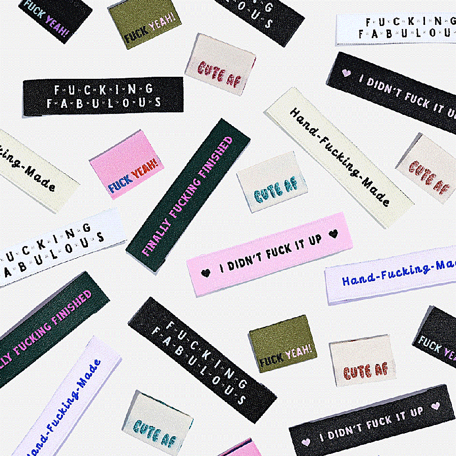 Kylie and the Machine Garment Labels  - Finally F*cking Finished