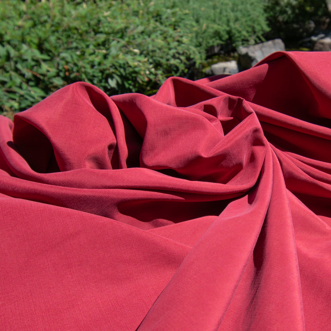 Bordeaux Blush Cupro Fabric - 100% Plant-Based Silky Material for Eveningwear & Blouses - Sustainable Silk Alternative