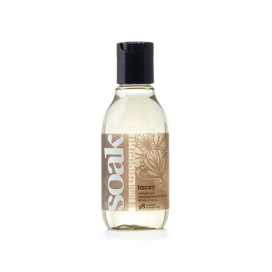 Travel-size Soak Laundry Wash - 3 oz eco-friendly no-rinse detergent for delicates in 7 scents