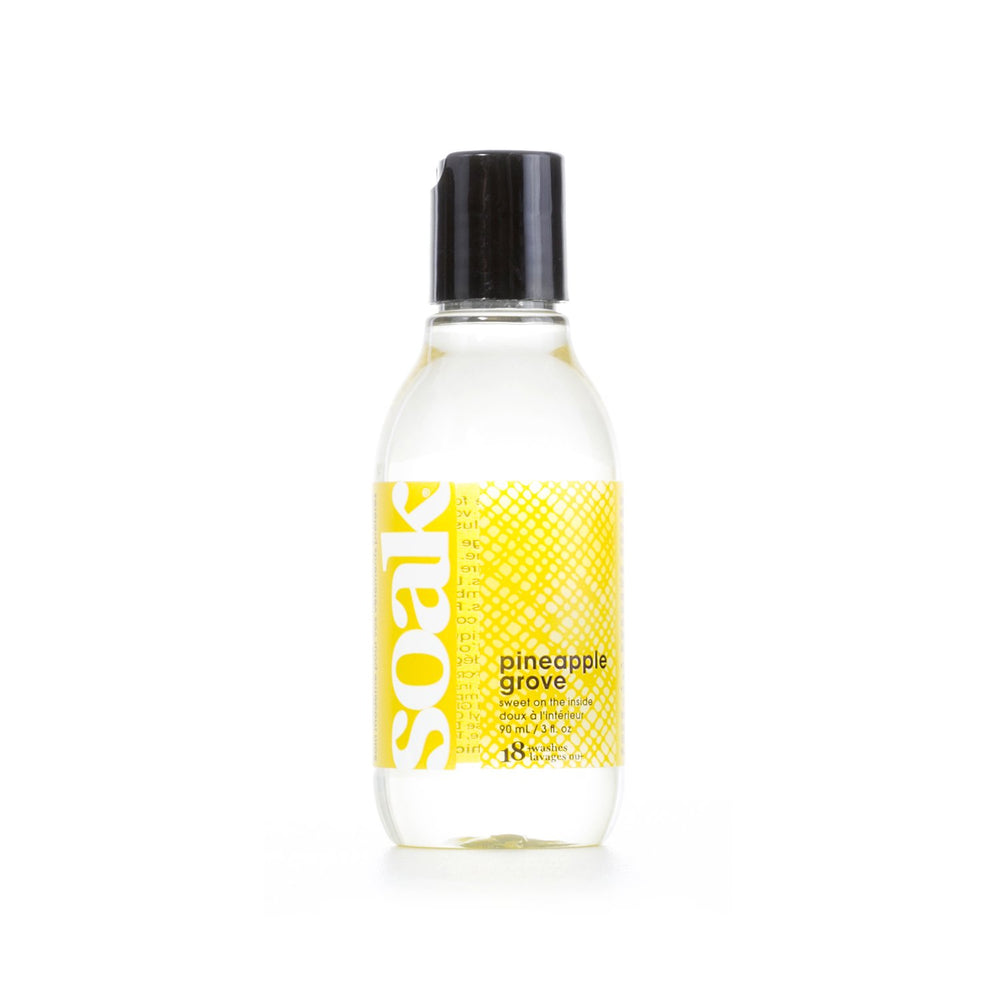 Travel-size Soak Laundry Wash - 3 oz eco-friendly no-rinse detergent for delicates in 7 scents