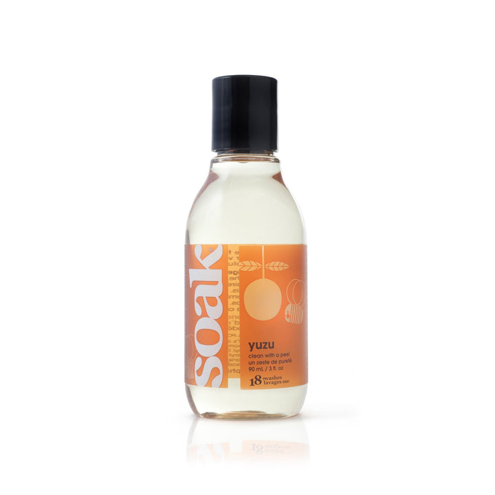 Travel-size Soak Laundry Wash - 3 oz eco-friendly no-rinse detergent for delicates in 7 scents