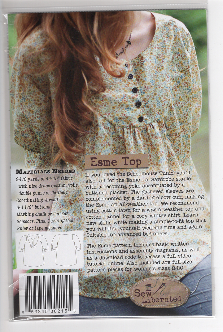 Pattern - Sew Liberated - The Esme Top