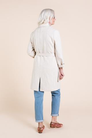 Closet Core Sienna Maker Jacket sewing pattern – French workwear inspired utility jacket with multiple style variations