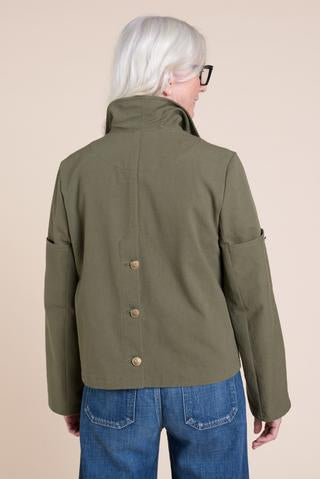 Closet Core Sienna Maker Jacket sewing pattern – French workwear inspired utility jacket with multiple style variations