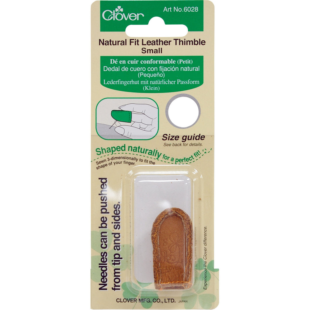 Natural Fit Leather Thimble - 2 Sizes