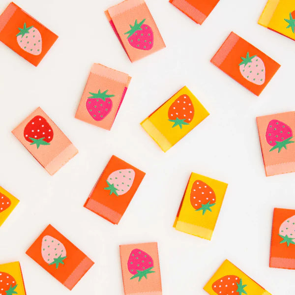 Strawberry - Woven Label by Sarah Hearts
